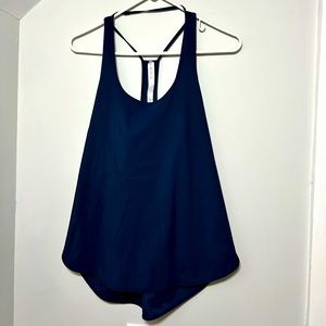 Lululemon Coastal Tank DCBT Blue Color UV Protection Loose Fit